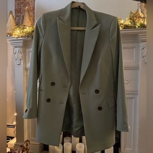 Topshop Sea Foam Green Blazer